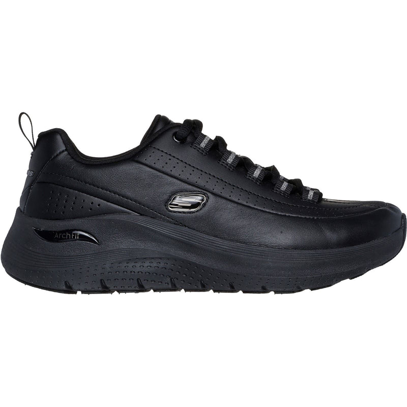 Skechers Arch Fit 2.0 Star Bound Zapatillas De Mujer Negras De Poliuretano.