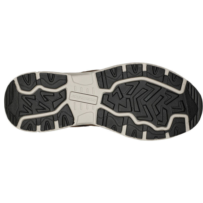 Skechers Oak Canyon Sunfair Botas De Senderismo De Cuero Para Hombre En Marrón/Negro