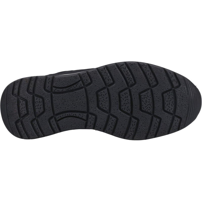 Hush Puppies Joseph Zapatos De Cuero Para Hombre, Negros, De Ante, Con Cordones