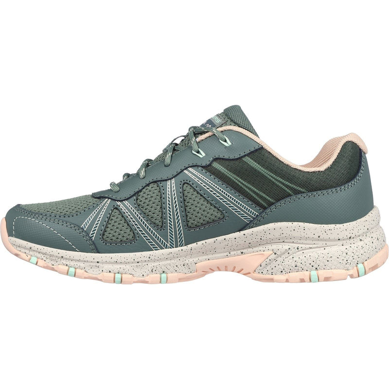 Skechers Hillcrest Ridge Zapatillas De Cuero Para Mujer En Color Oliva