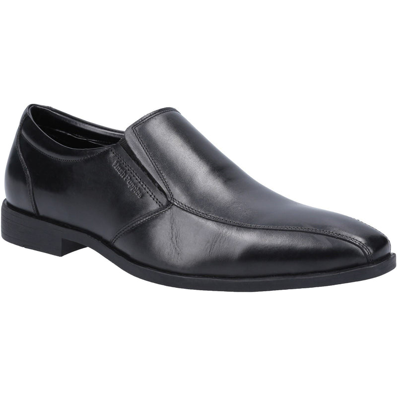 Hush Puppies Ellis Zapatos De Cuero Para Hombre, Color Negro, Sin Cordones.