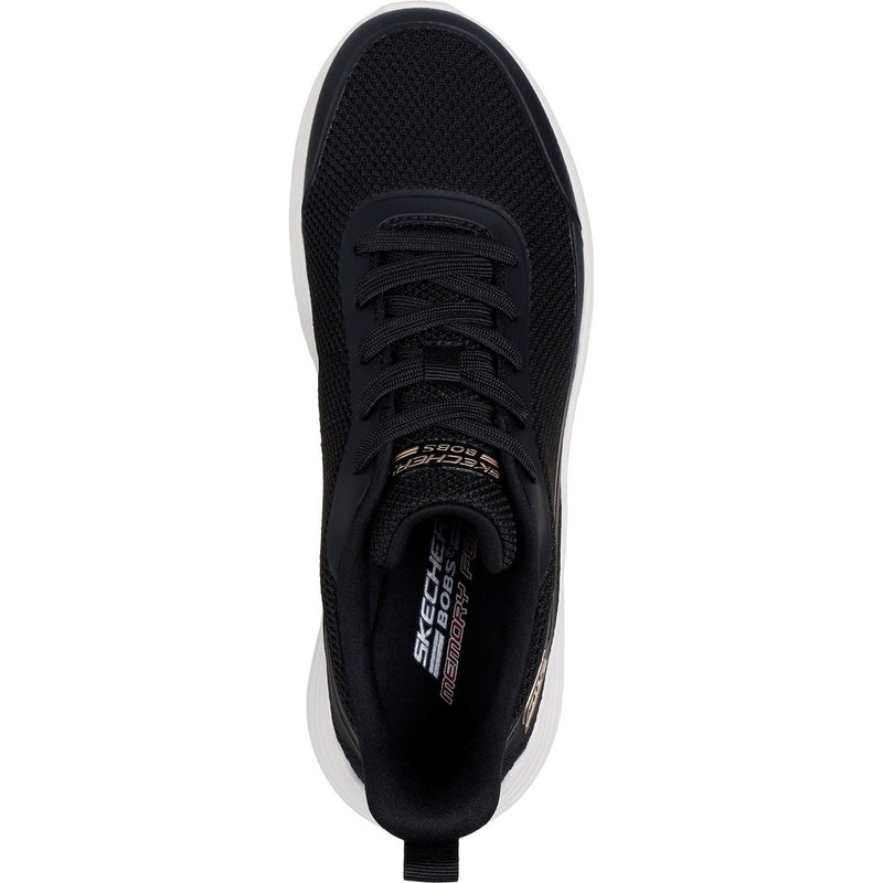 Skechers Bobs Squad Waves Still Wading Zapatillas De Deporte De Mujer En Color Negro.