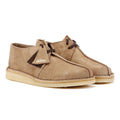 Clarks Originals Desert Trek Zapatos De Hombre De Ante Marrón Con Cordones