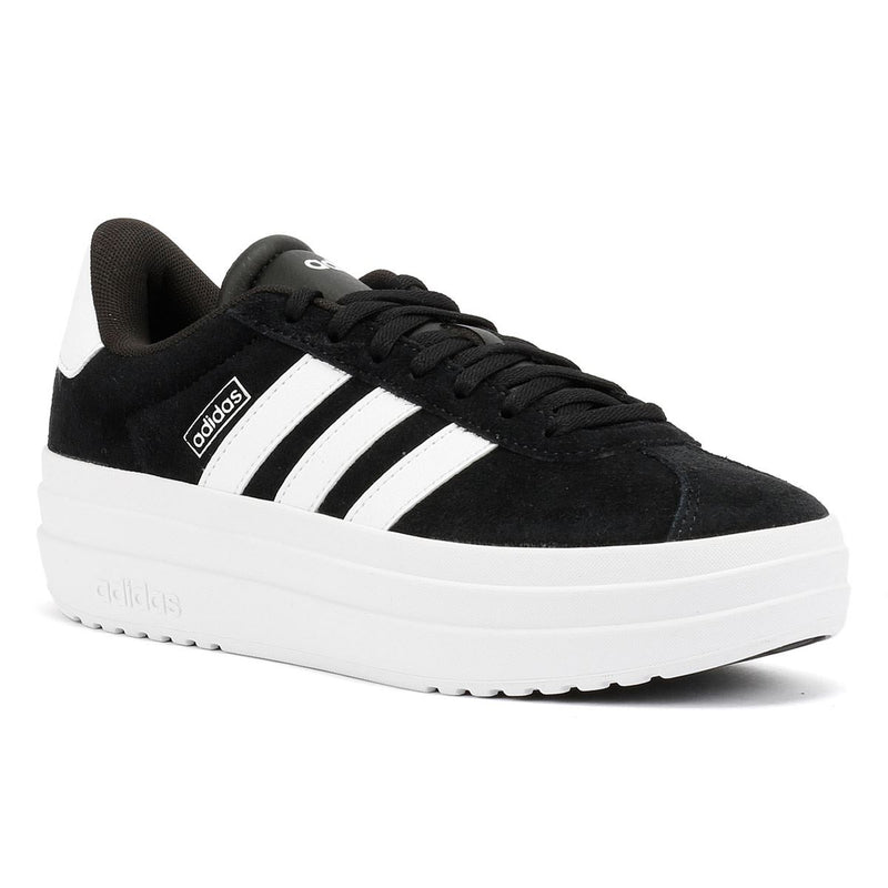 Adidas VL Court Bold Zapatillas De Cuero Para Mujer En Negro