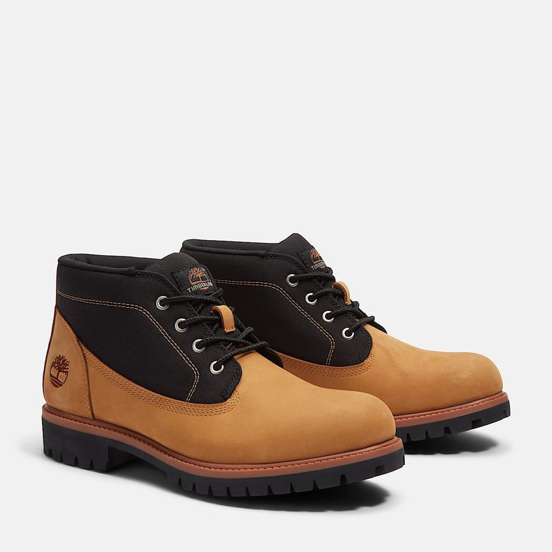 Timberland Mid Lace Chukka Workwear II Botas De Cuero Amarillas Para Hombre