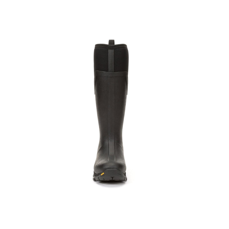 Muck Boots Arctic Ice Tall Botas De Agua Negras/Rosa Fuerte De Goma