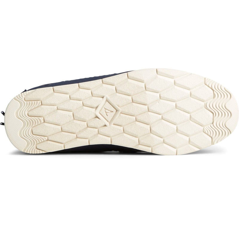 Sperry Moc-Sider Zapatos De Mocasines De Ante Azul Marino Para Mujer