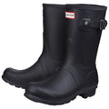 Hunter Original Short Botas De Agua Negras Para Mujer