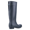 Hunter Original Tall Back Adjustable Botas De Agua Azul Marino De Mujer.