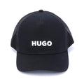 Hugo Marsel Trucker Gorras Negras De Algodón Para Hombre
