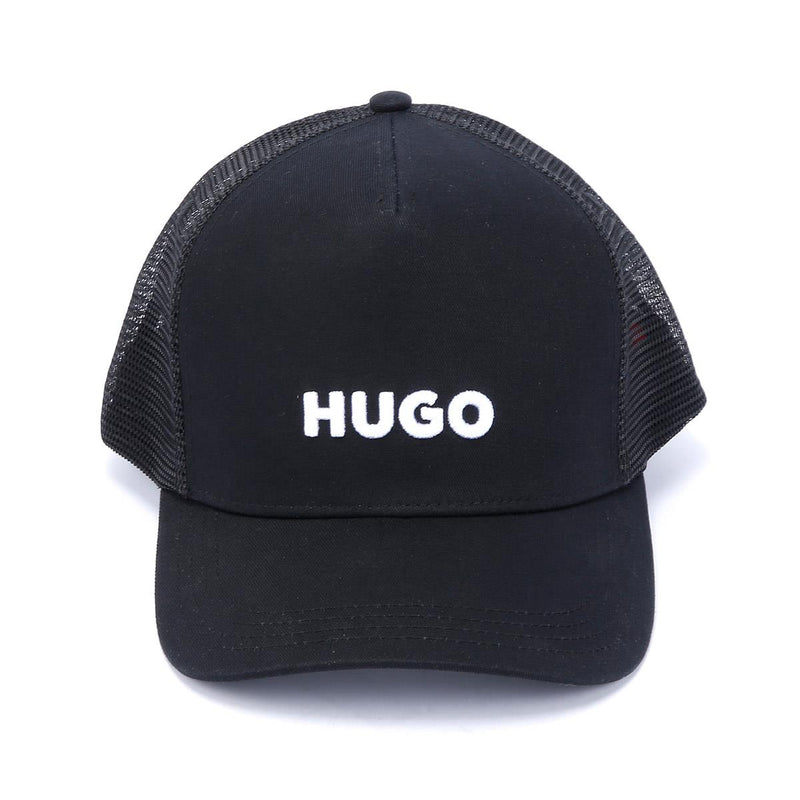 Hugo Marsel Trucker Gorras Negras De Algodón Para Hombre