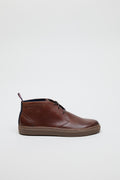 Ben Sherman Parka Botas De Cuero Marrón Para Hombre