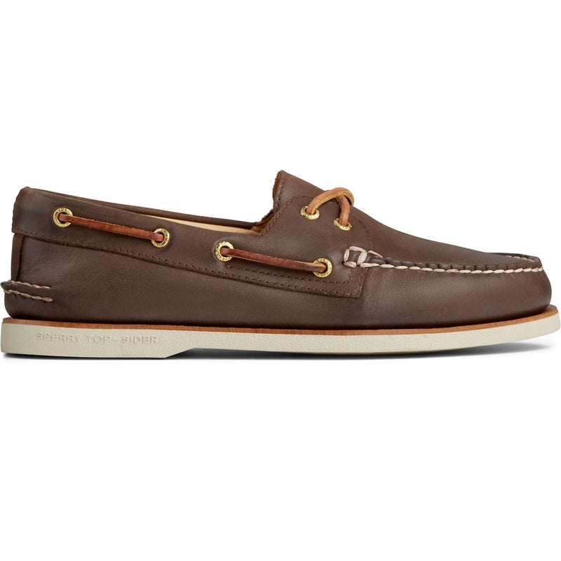 Sperry Gold Cup Authentic Original Zapatos Náuticos De Cuero Marrón Para Hombre