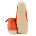 Clarks Originals Wallabee Botas De Mujer De Ante En Color Naranja