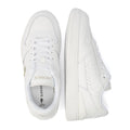 Lacoste T-Clip Zapatillas Blancas De Cuero Para Mujer
