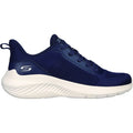 Skechers Bobs Squad Waves Zapatillas De Tela Para Mujer En Color Azul Marino