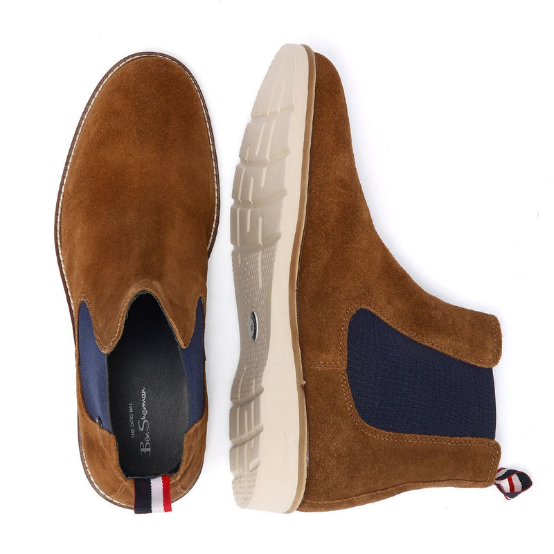 Ben Sherman Hampton Botas De Ante Marrones Para Hombre.