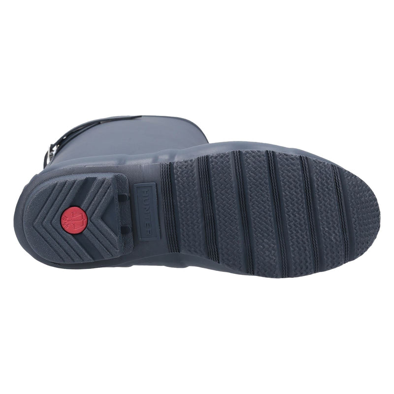 Hunter Original Tall Back Adjustable Botas De Agua Azul Marino De Mujer.