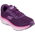 Skechers Go Run Consistent 2.0 Fast Pace Zapatillas De Tela Para Mujer En Color Ciruela.