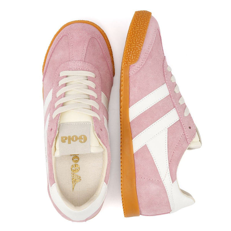 Gola Elan Zapatillas De Ante Rosa Para Mujer