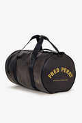 Fred Perry Tonal Classic Barrel Bolso Cruzado De Poliéster Negro/Oro