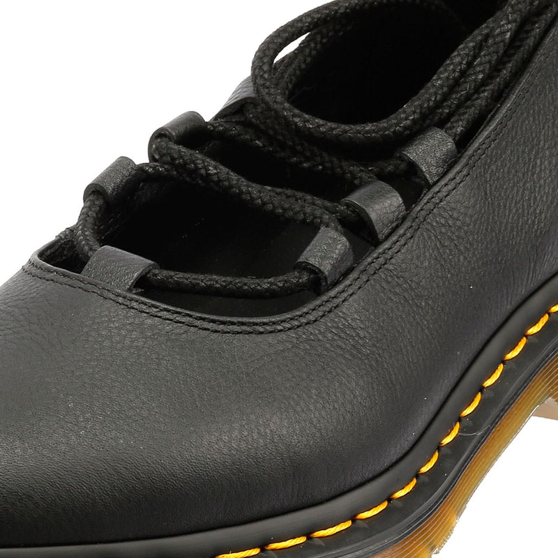 Dr. Martens Elphie II Virginia Zapatos De Mujer De Cuero Negros