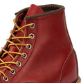 Red Wing Shoes Botas Marrones Patrimonio De Trabajo De 6 Pulgadas Con Mocasín Activo Oro Russet Para Hombre.