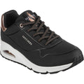 Skechers Uno Shimmer Away Zapatillas Deportivas De Mujer Negras Sintéticas