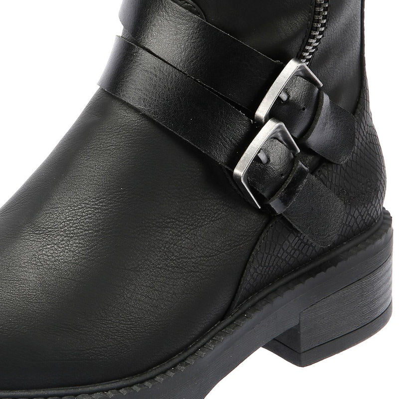 Blowfish Malibu Virtue 2 Botas Negras De Mujer De Piel Sintética.