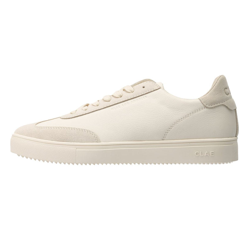 Clae Deane Zapatillas Blancas De Cuero Para Hombre