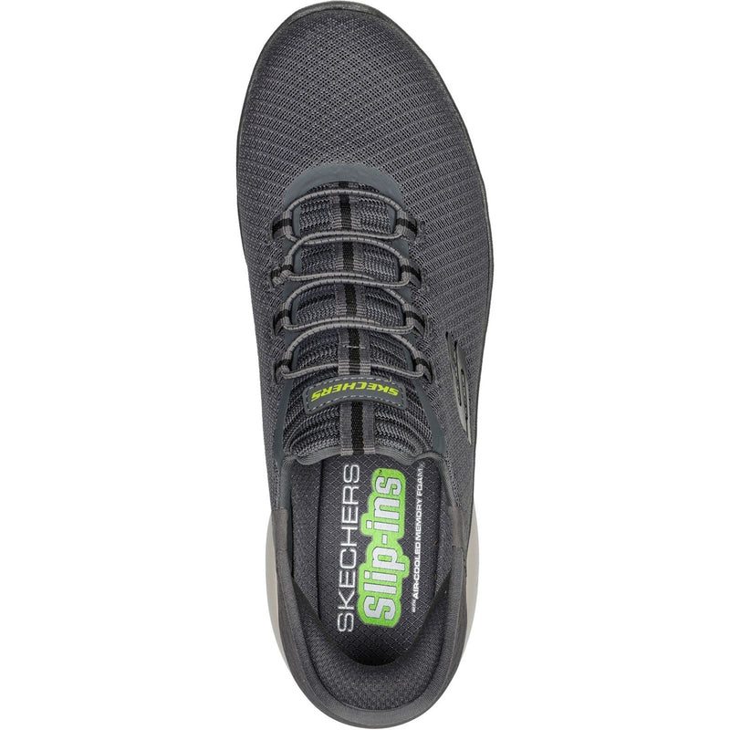 Skechers Slip-ins: Summits High Range Zapatillas De Poliéster Para Hombre En Color Carbón.
