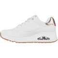 Skechers Uno Shimmer Away Zapatillas Blancas Sintéticas Para Mujer