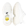 Buffalo Saturn Lace Zapatillas Blancas De Mujer