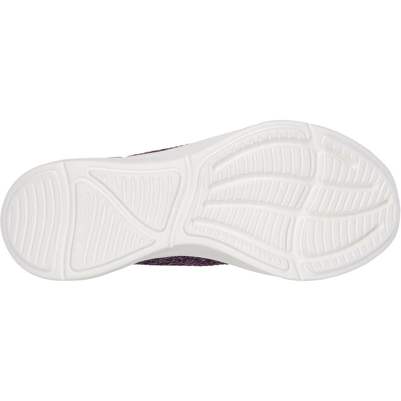 Skechers Relaxed Fit Sport Zapatillas De Mujer De Poliéster En Morado Oscuro