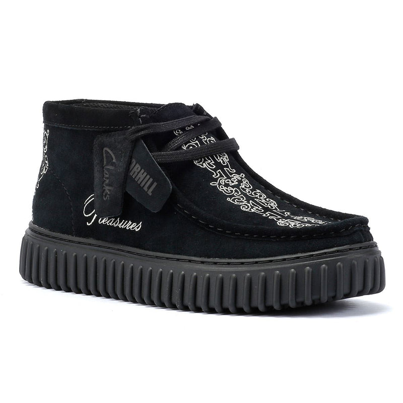Clarks Main x Pleasures Torhill Woven Botas De Ante Negras