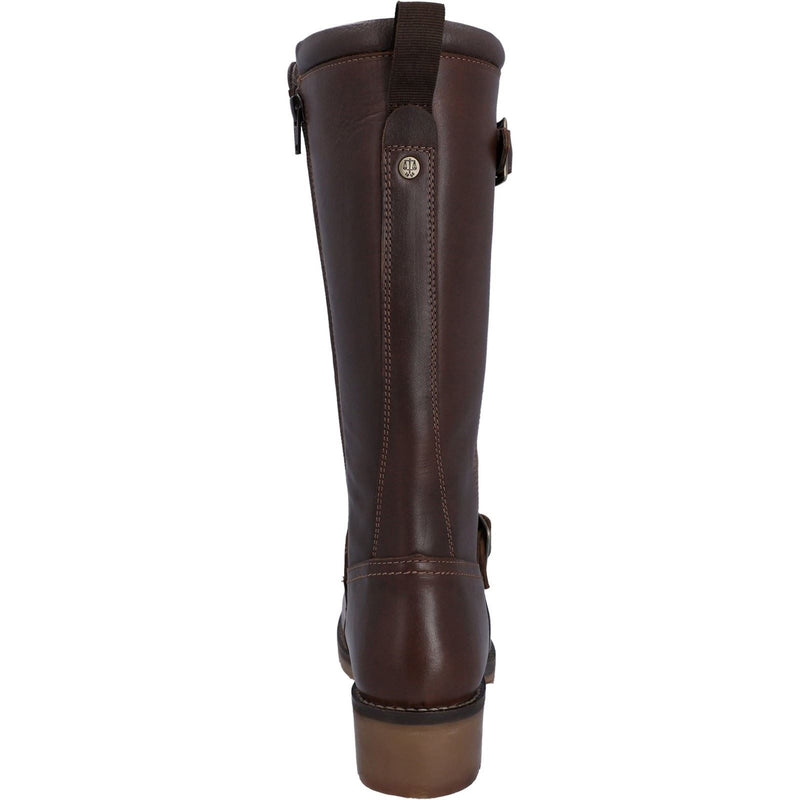 Hunter Iona Botas Marrones De Piel Para Mujer