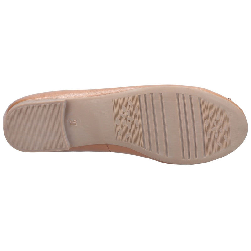 Hush Puppies Naomi Planos De Piel Para Mujer En Color Marrón Claro
