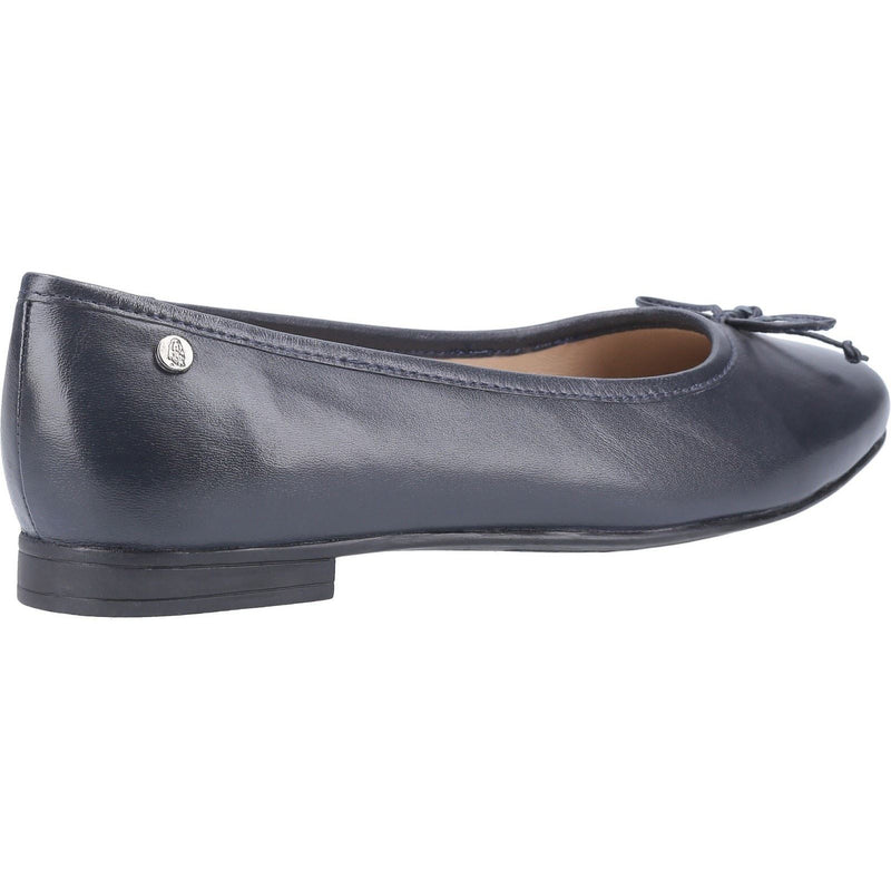 Hush Puppies Naomi Bailarinas De Cuero Para Mujer En Color Azul Marino