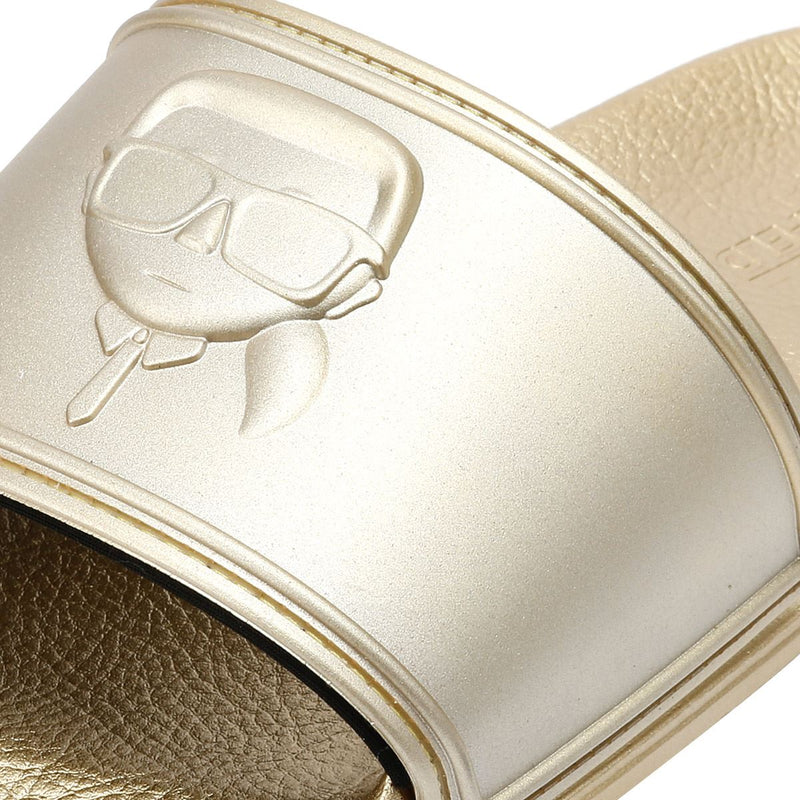 Karl Lagerfeld Kondo 2.0 Karl NFT Sandalias Doradas Para Mujer