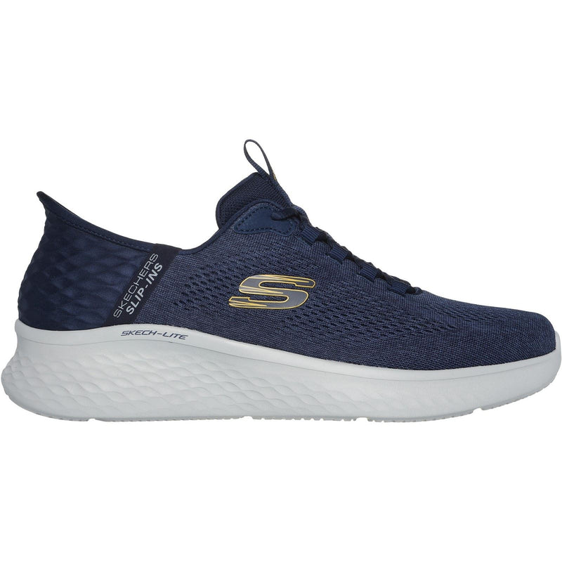 Skechers Skech-Lite Pro Primebase Zapatillas De Deporte Para Hombre En Azul Marino/Amarillo