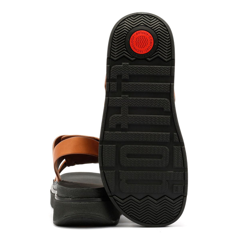 FitFlop GEN-FF Fisherman Sandalias De Cuero Para Mujer En Color Marrón.