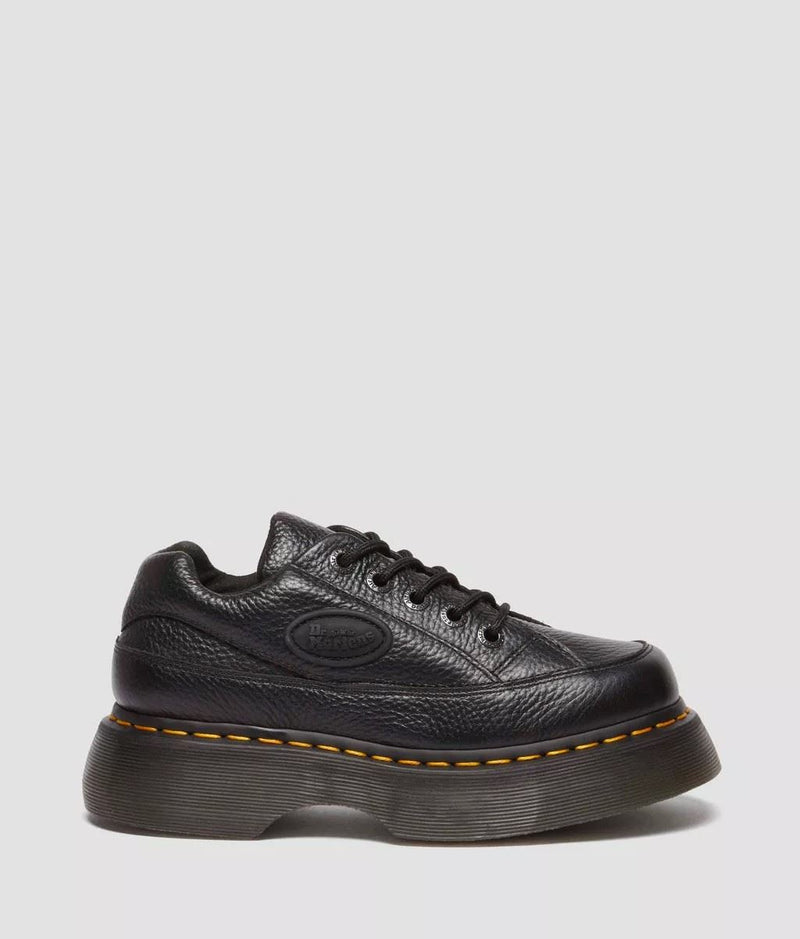 Dr. Martens Buzz 5I Zapatos De Mujer De Cuero Negros