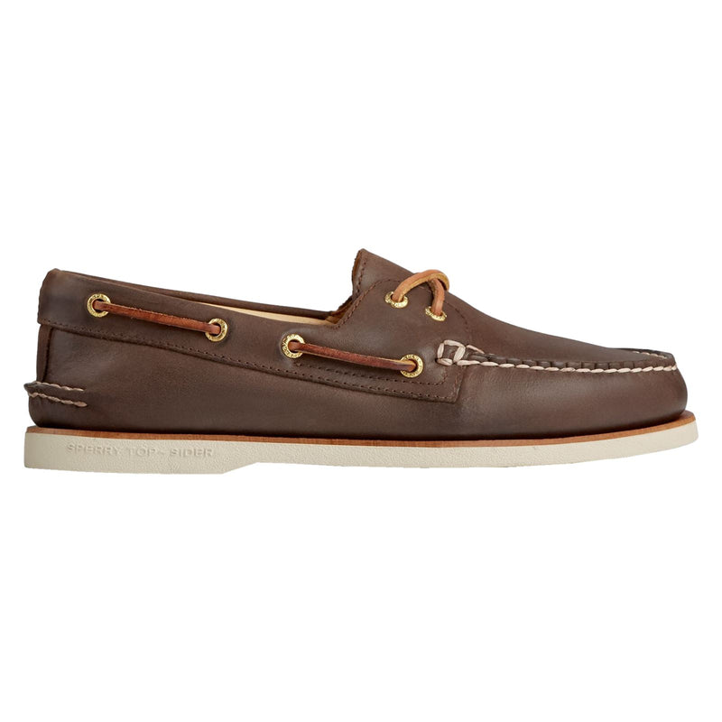 Sperry Gold Cup Authentic Original Zapatos Náuticos De Cuero Marrón Para Hombre