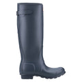 Hunter Original Tall Back Adjustable Botas De Agua Azul Marino De Mujer.