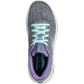 Skechers GO WALK Arch Fit 2.0 Vivid Sunset Zapatillas De Tela Para Mujer En Gris/Lavanda
