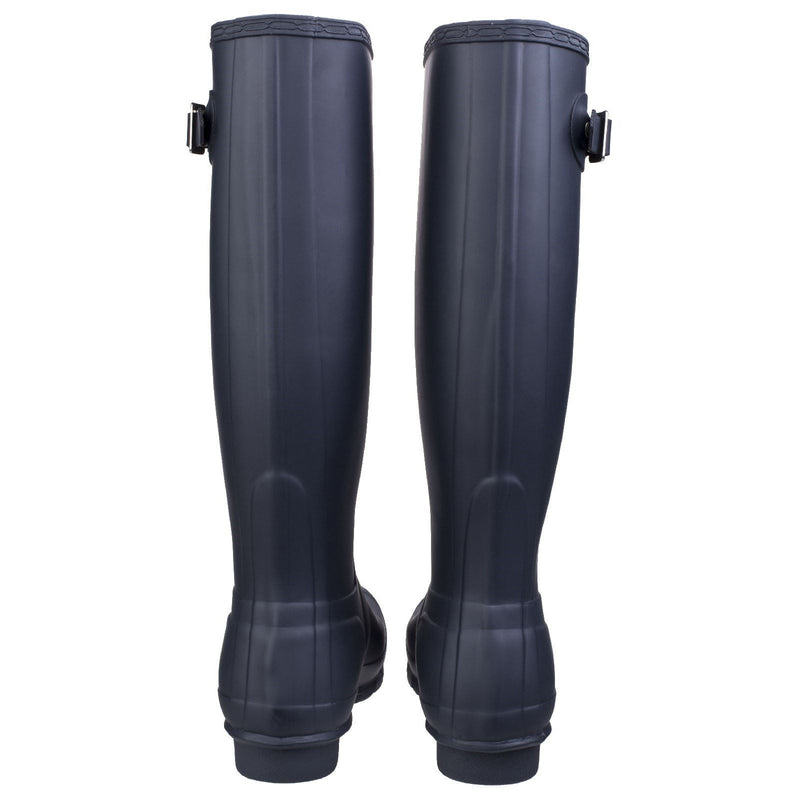 Hunter Original Tall Botas De Agua Azul Marino De Mujer.