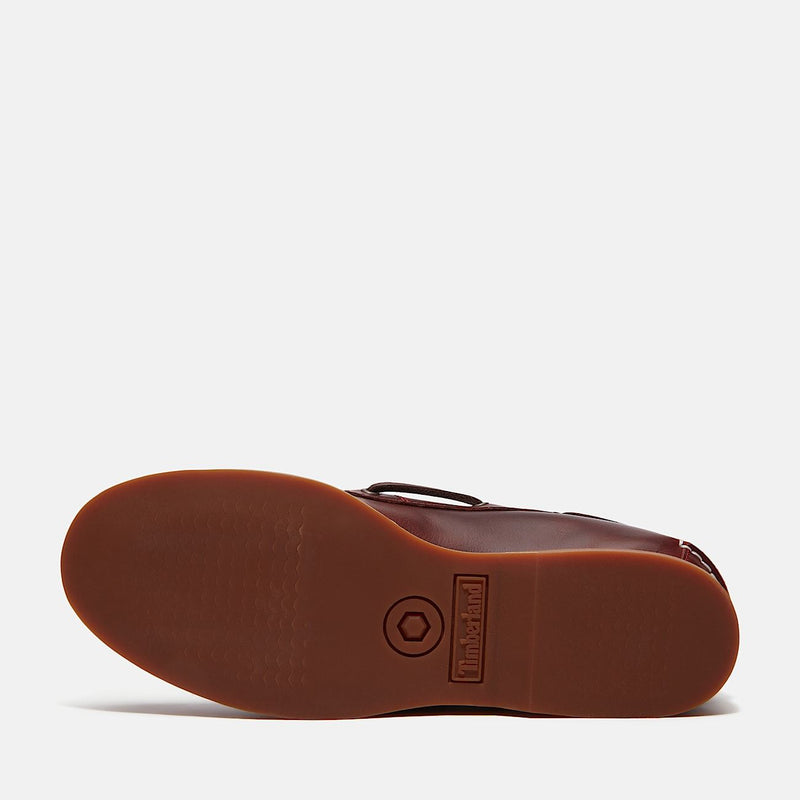 Timberland Classic 2 Eye Zapatos De Cuero Rojos Para Mujer
