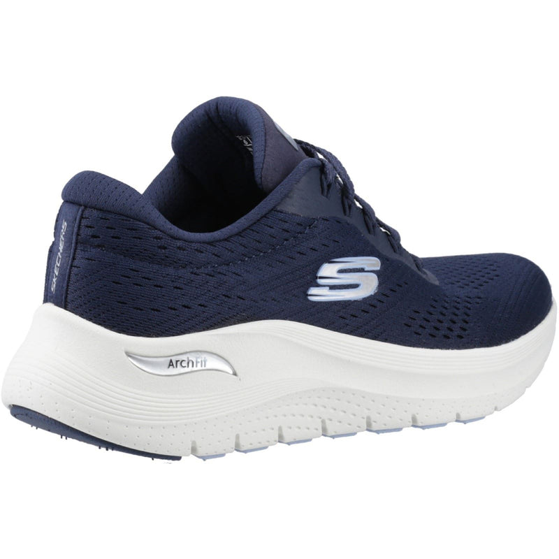 Skechers Arch Fit 2.0 Big League Zapatillas De Tela Para Mujer En Color Azul Marino