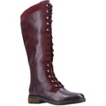 Hush Puppies Rudy Botas De Gamuza Para Mujer En Color Burdeos.
