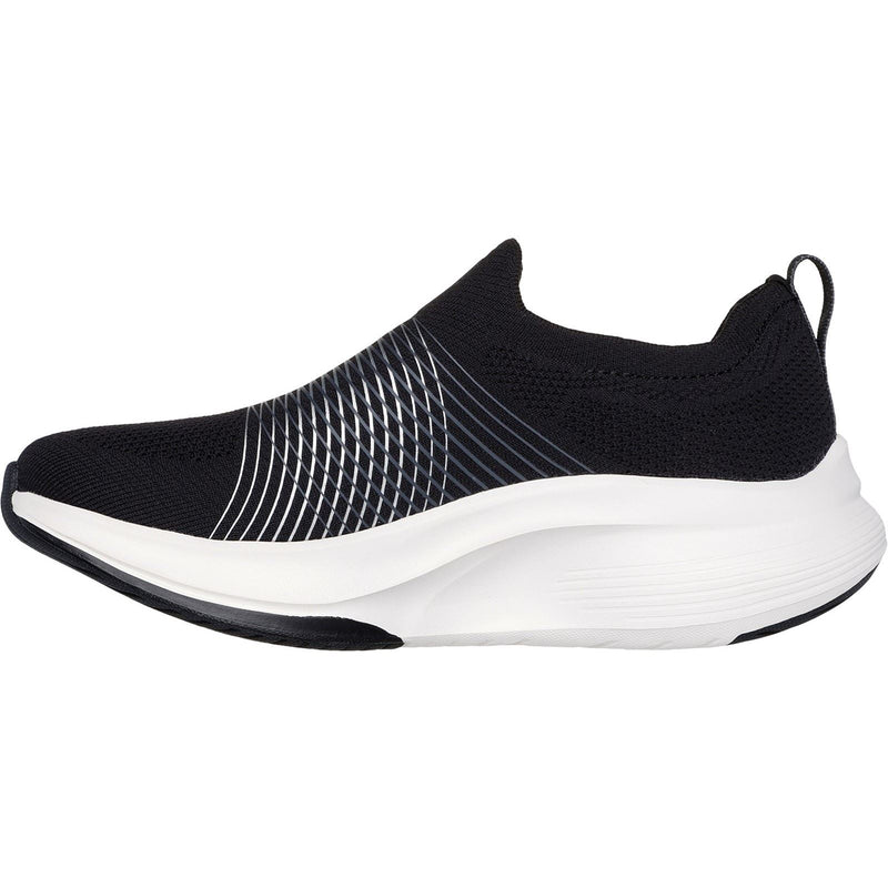 Skechers GO WALK Max Walker Sally Zapatillas De Deporte De Tela Para Mujer En Negro/Blanco